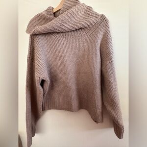 Anthropologie pilcro Beige Turtleneck Sweater